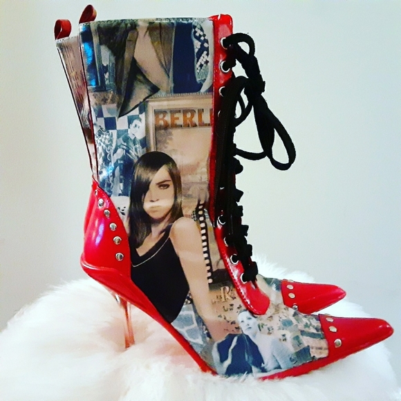 Frederick's of Hollywood Shoes - 💋HOST PICK💋Fredericks FOH Art Deco Studded Boots